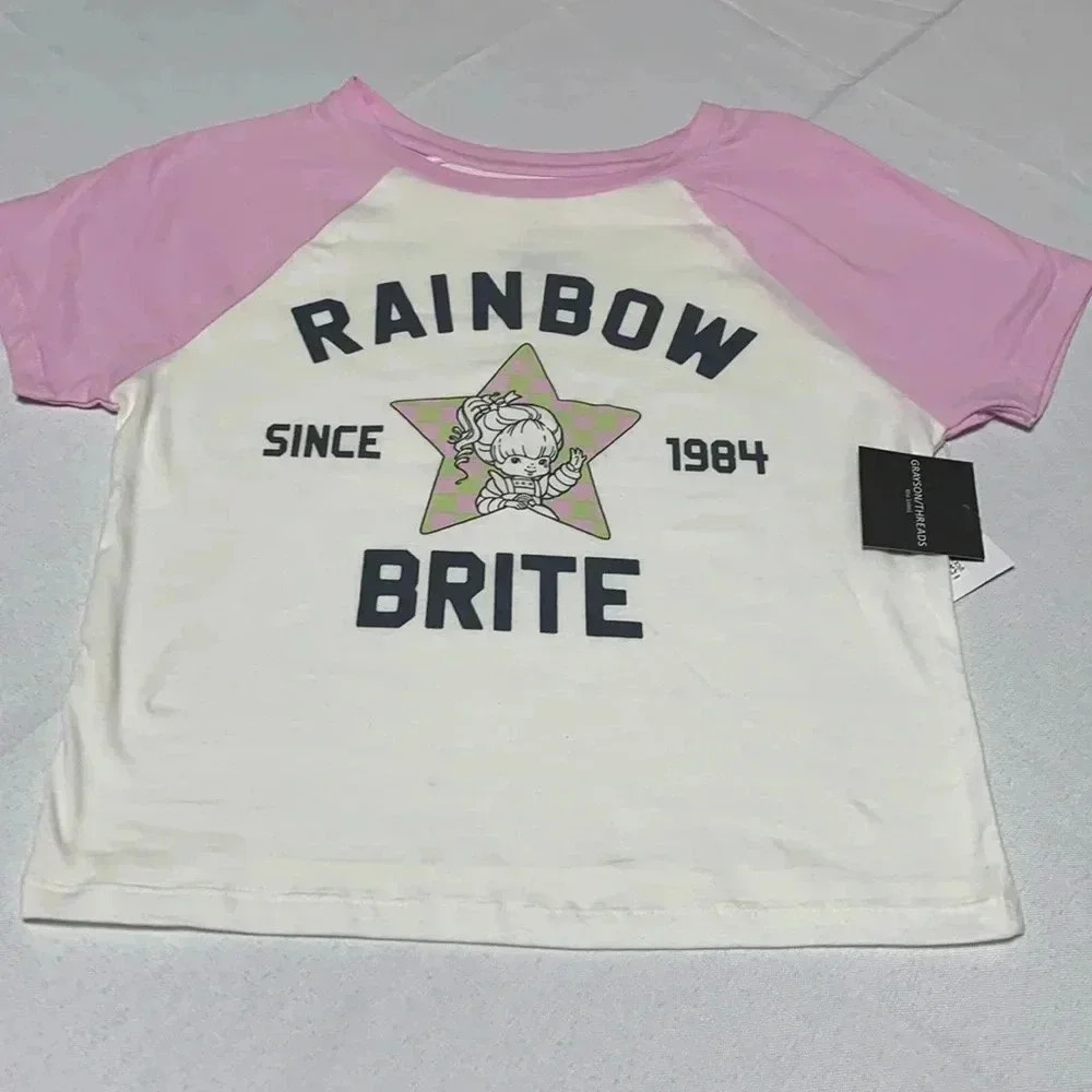 Greyson/Threads Rainbrow Brite Tee,T-shirt.Size M. NWT.